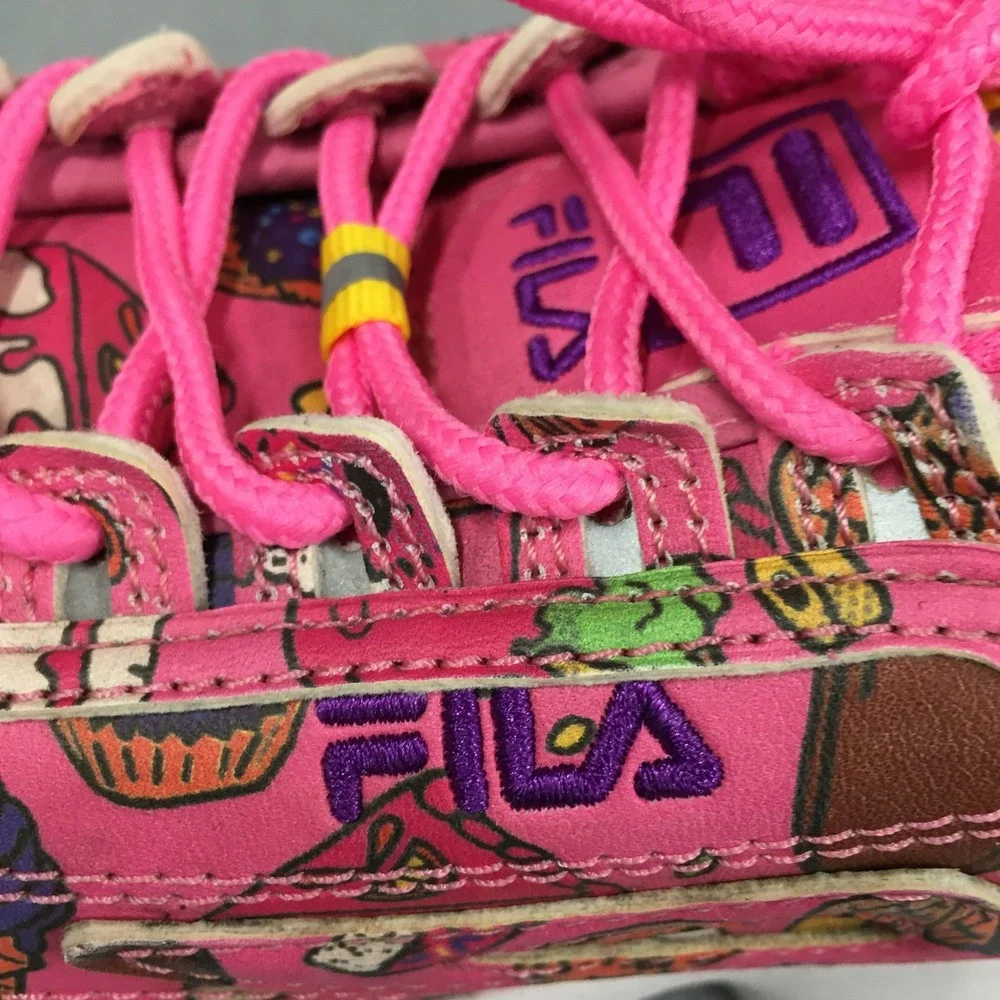 Fila Disruptor II Kids‎ Pink Sweet Treats Cupcake Sneakers 3XM01784-694 Size 13